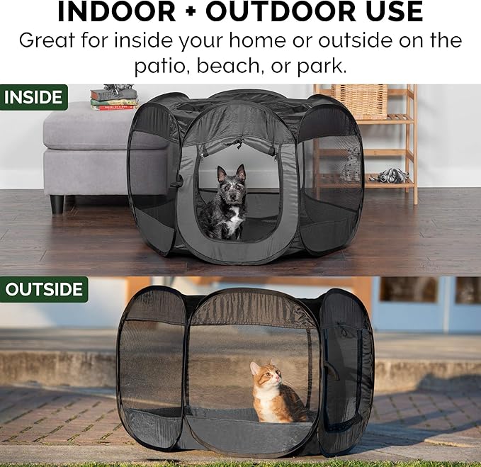 Furhaven Portable Dog Playpen Cat Tent, Pet playground, Kennel foldable indoor - Image 5