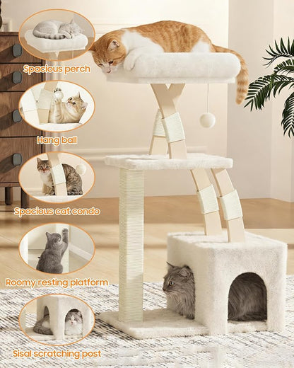 Cat Tree for Indoor Cats, 40 Inches Cat Tower - Image 6