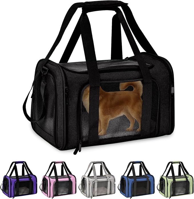 Pet Travel Carrier Bag – Airline Approved Soft-Sided Dog & Cat Carrier by ThePupQuartet