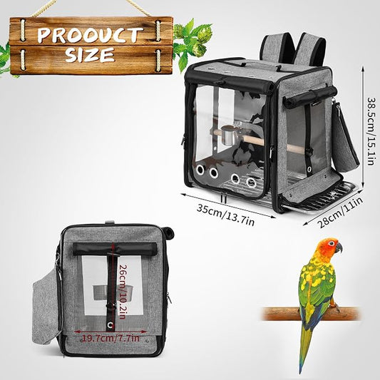 Suertree Bird Carrier with Seat Belt - Image 2