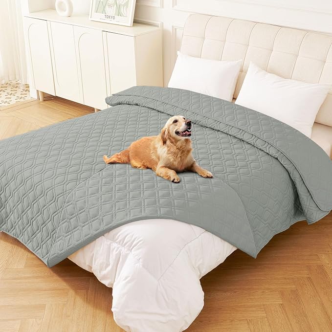 hyha Waterproof Dog Bed Blanket, Soft Pet Blankets, Waterproof Couch Cover by hyha