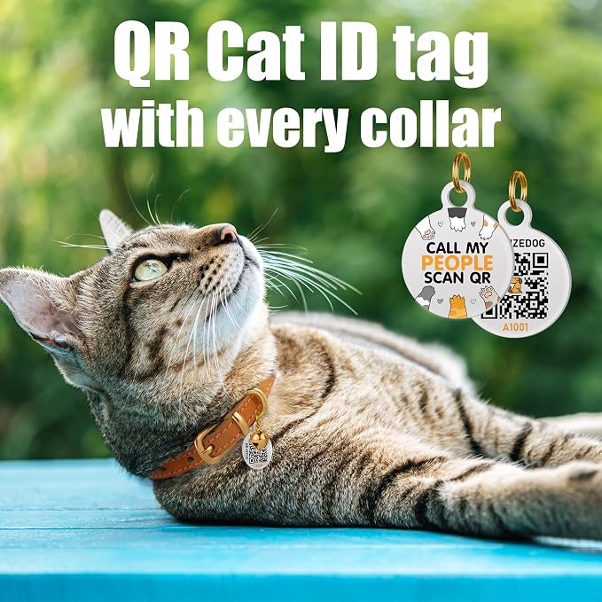 BRONZEDOG Leather Cat Collar - Image 3