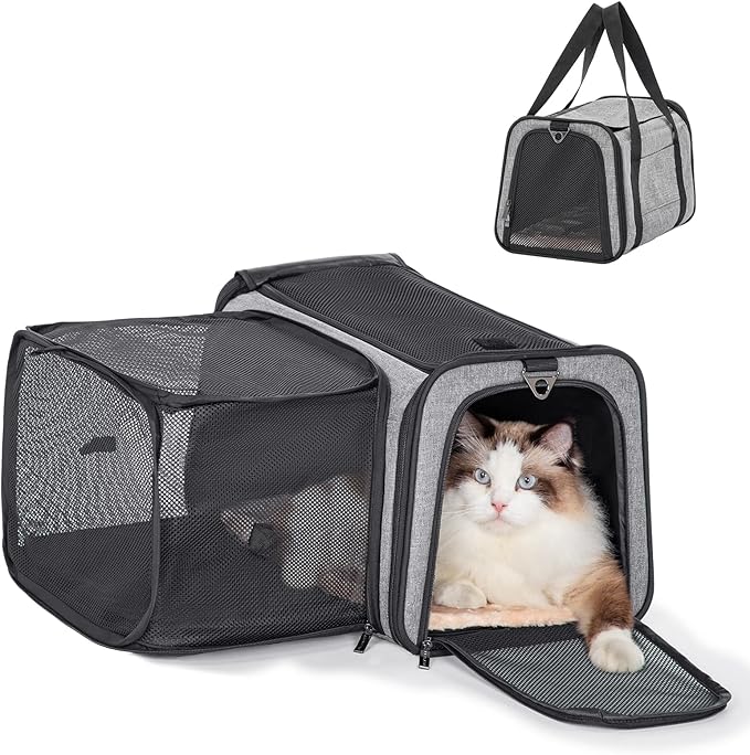 Petsfit Cat Carrier Airline Approved, Pet Privacy Protection, Fit by Petsfit