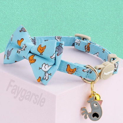 Faygarsle 2 Pack Chicken Pattern Cat Collar Set - Image 4