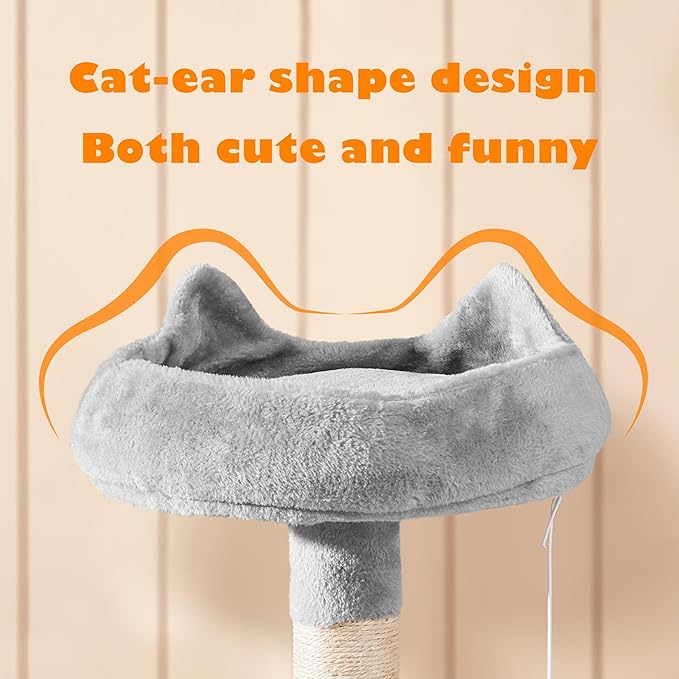Topeakmart Cat Tower for Indoor Cats, Cat Activity Center - Image 5