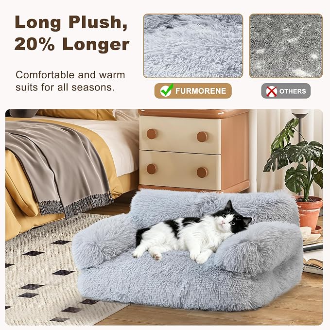 Large Cat Beds for Indoor Cats, Dog Couch Bed, Cute Cat Couch Sofas for Less - Image 4