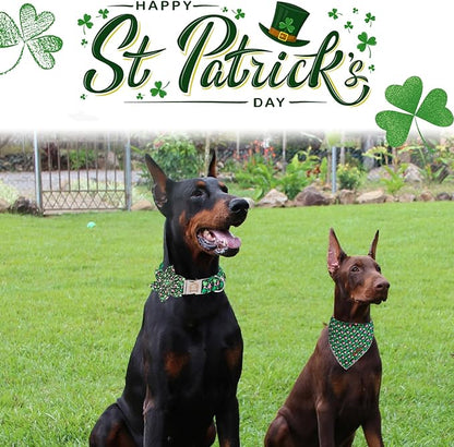MR. CHUBBYFACE St.Patrick's Clover Dog Collar - Image 4