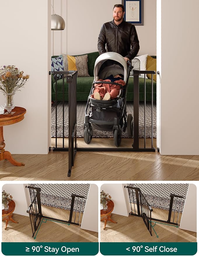 Babelio 36.5-57" Extra Wide Baby Gate - Image 4
