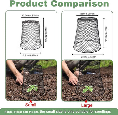 20 Pcs 6.8"×7.4" Seedling Plant Protectors from Animals, Chicken Wire Plant - Image 2