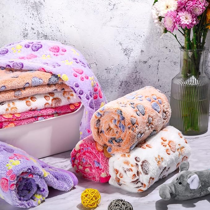 Tegeme 8 Pcs Fleece Dog Blankets - Image 6
