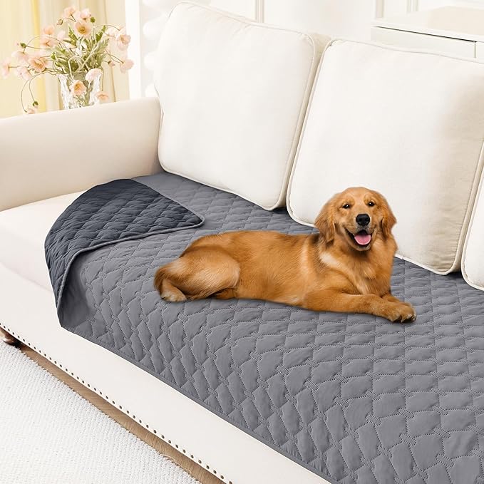 Smiry Waterproof Dog Bed Cover Blanket, Soft Reversible Pet Blanket, Washable by Smiry