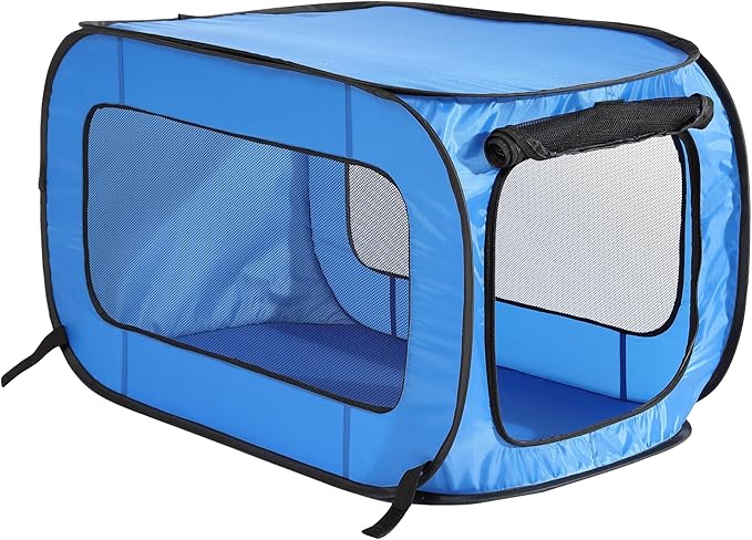 Beatrice Home Fashions Portable, Collapsible, Pop Up Kennel Travel Cat and Dog by BeatriceHomeFashions