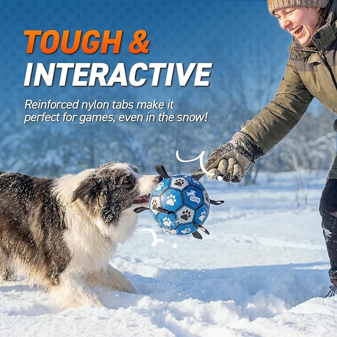 QDAN Dog Ropes Toys, Soccer Ball - Image 4