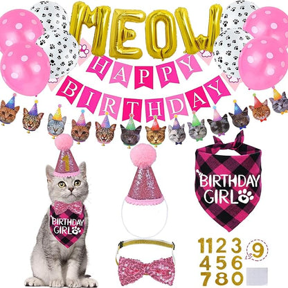STMK Cat Birthday Party Supplies by STMK