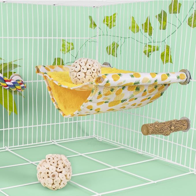 Mygeromon Bird Bed Hammock for Cage Parakeet Sleeping Hut Winter for - Image 3