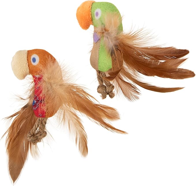 Instincts by SmartyKat 2-Pack HappyNip Love Mates Feather Birds Plush Cat Toys by SmartyKat