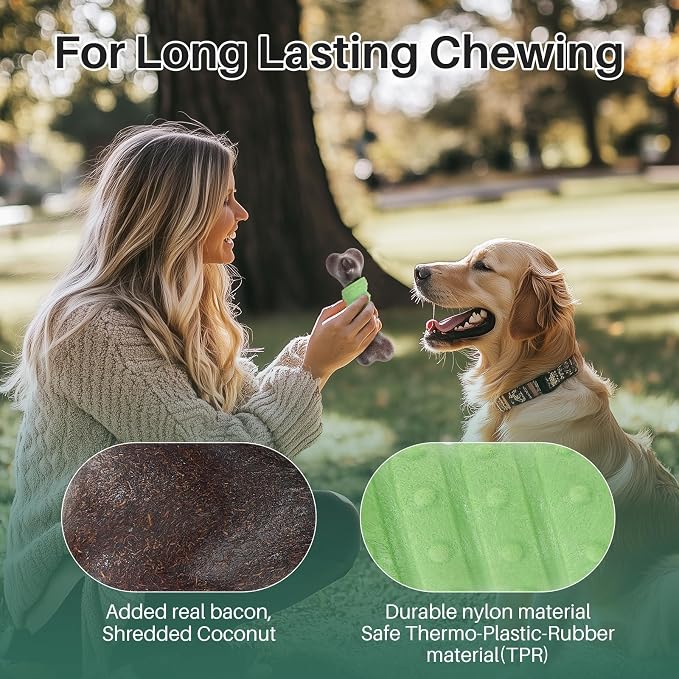 Gardner Pet 2-Pack Dog Chew Toy, Long Lasting Interactive Dog Toys Add Shredded - Image 3