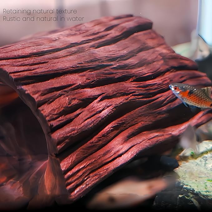 Betta Wood Tunnel Tube, Betta Fish Toys Hideout - Image 6