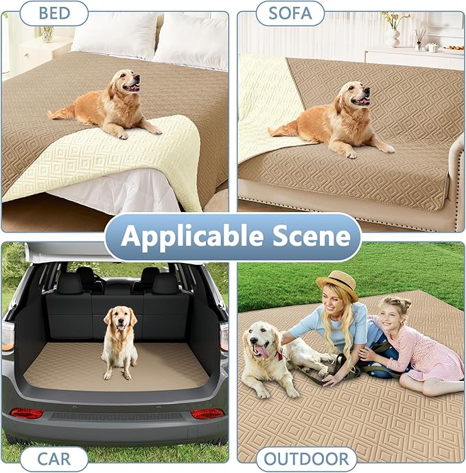 hyha Waterproof Dog Blanket, Soft Dog Bed Cover Pet Blankets, Waterproof Sofa - Image 6