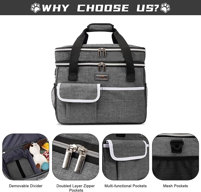 BAGLHER Dog Travel Bag for Supplies - Image 2