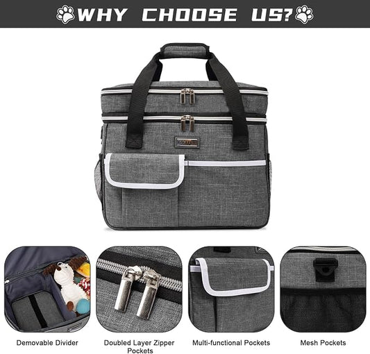 BAGLHER Dog Travel Bag for Supplies - Image 2