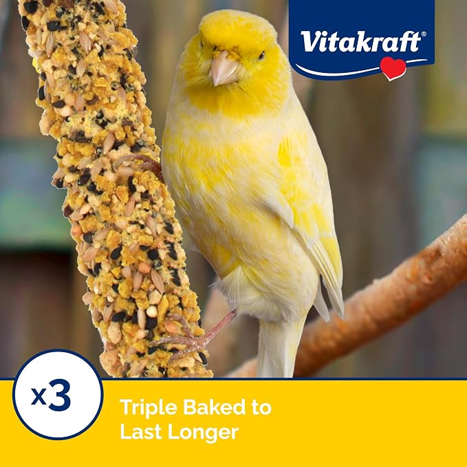 Vitakraft Crunch Sticks Parakeet Treats Egg and Honey Flavor 2 Pack - Image 4