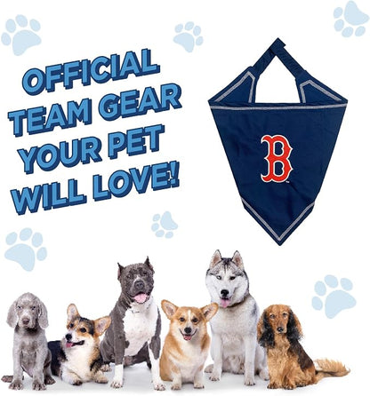 Pets First MLB Boston RED SOX TIE Bandana, Small/Medium. Dog Bandana Scarf Bib - Image 6