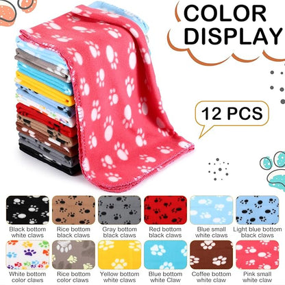 Tegeme 12 Pieces Fleece Blankets - Image 6