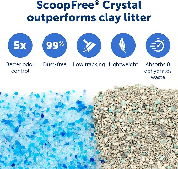 PetSafe Legacy ScoopFree Crystal Pro Self-Cleaning Automatic Cat Litter Box - Image 5