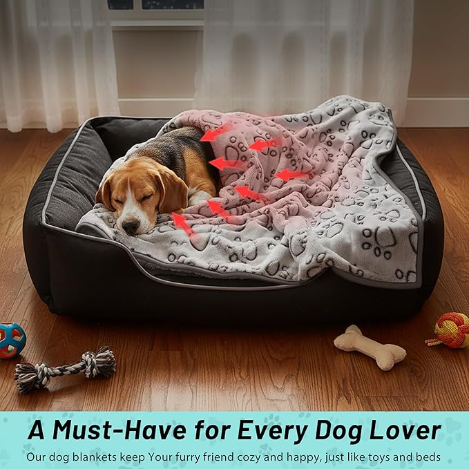 Stuffed Small Dog Blanket for Puppy Cat Bed, Washable Indoor Dog Beds & - Image 3