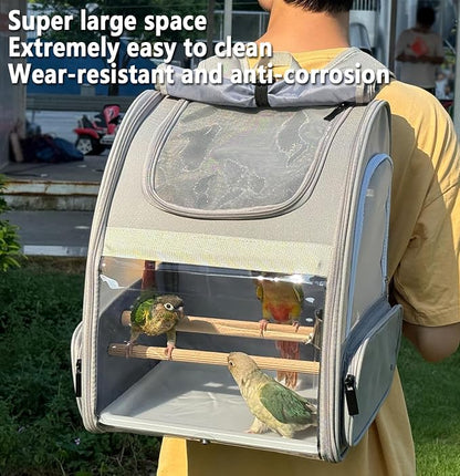 Bird Carrier, Travel Bird Cage, Bird Backpack - Image 5