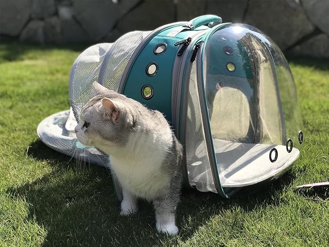 Dual Expandable Cat Backpack Carrier, Fit up to 20 lbs, Expandable Pet Carrier - Image 5