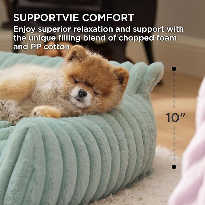 Bedsure ComfyFleece™ Cute Cat Couch - Image 3