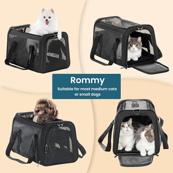 Airline Approved Cat Carrier, Soft-Sided Collapsible Pet Carrier - Image 9