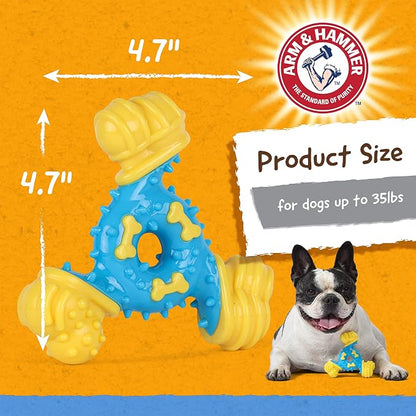 ARM & HAMMER for Pets Nubbies TriBone Dog Dental Toy Best Dog Chew Toy for - Image 7