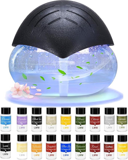 Water Air Washer for Home, Humidifier & Essential Oil Diffuser, 7-Color LED by Unknown
