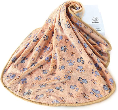 Allisandro Luxurious Dog Blanket, 350 GSM Super Fuzzy Microplush Fleece Pet - Image 8