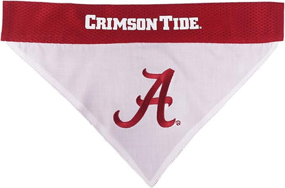 Pets First Collegiate Pet Accessories, Reversible Bandana, Alabama Crimson Tide - Image 3