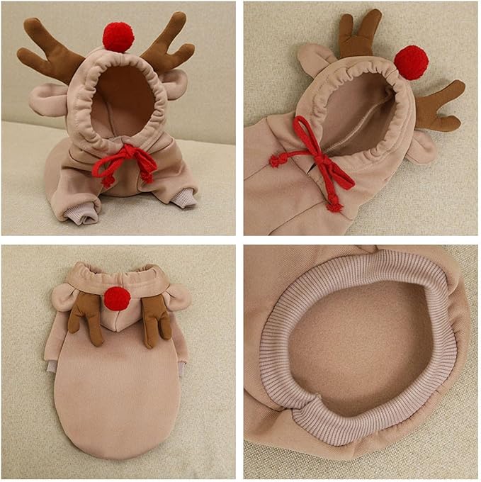 Warm Dog Winter Clothes Cute Fruit Dog Coat Hoodies Fleece Pet Dogs Costume - Image 4