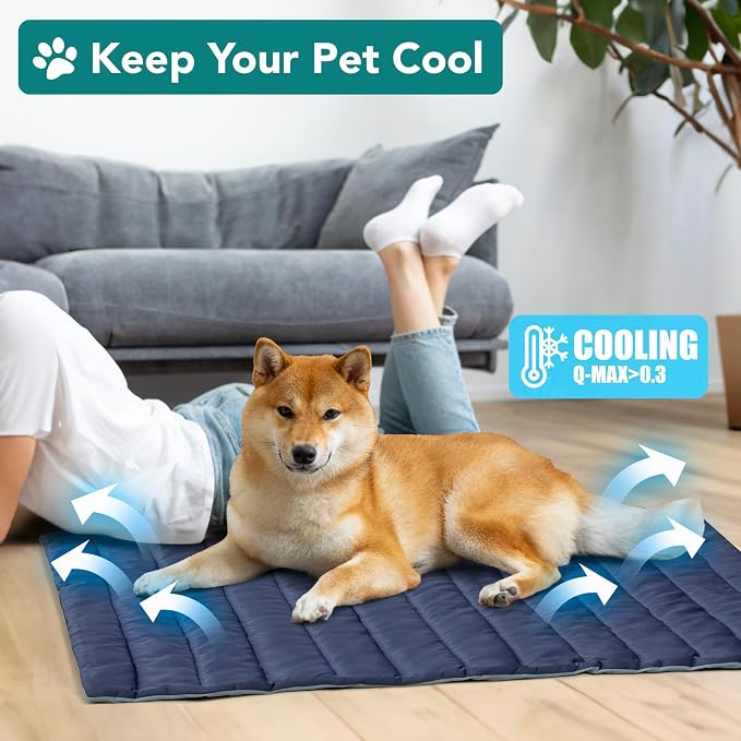 PetAmi Cooling Mat for Dog, Premium Pet Cooling Blanket for Crate Kennel - Image 2
