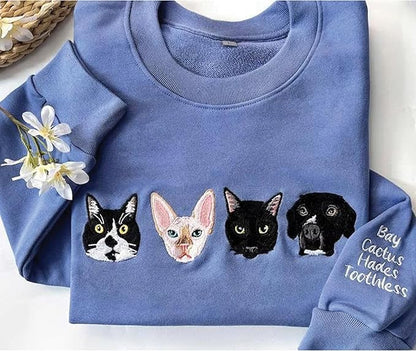 Custom Pet Embroidered Sweatshirt - Image 6