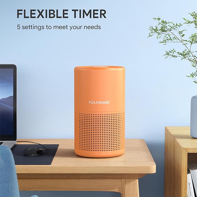 FULMINARE Air Purifiers for Home Bedroom H13 True HEPA Air Purifier, 3 Speeds - Image 3