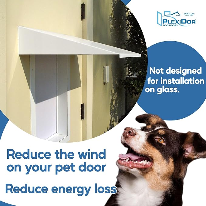 Plexidor Performance Pet Doors Universal Pet Door Awning - Image 5