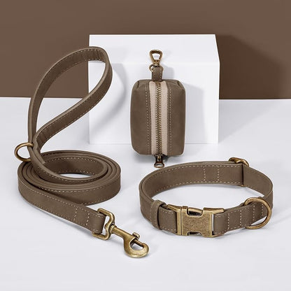 Didog Soft PU Leather Dog Collar, Stylish Quick Released Dog Collar - Image 5