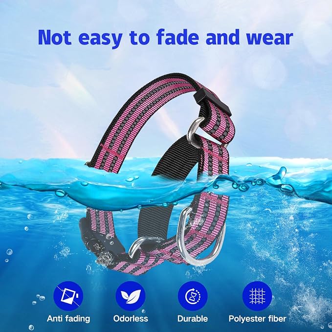Martingale Dog Collar, Adjustable Nylon Reflective Collar - Image 7