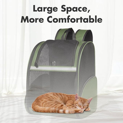 Pet Backpack Carrier, Large Cat Carrier Backpack Up to 20 Lbs - Image 4