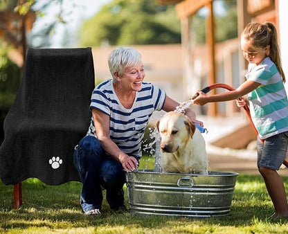 Microfiber Dog Towels for Drying Dogs, Super Absorbent and Soft Pet Towel - Image 6