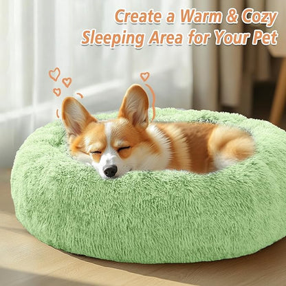 JOLLYVOGUE Calming Dog Bed Large Size Dog, Anti-Anxiety Donut Large Pet Bed - Image 5