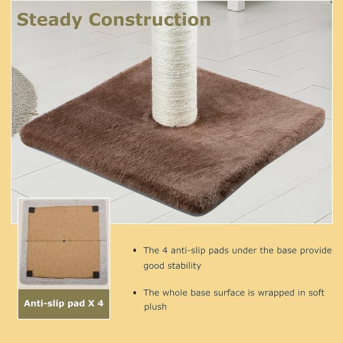 Dimaka 29" Tall Cat Scratching Post, Claw Scratcher - Image 4