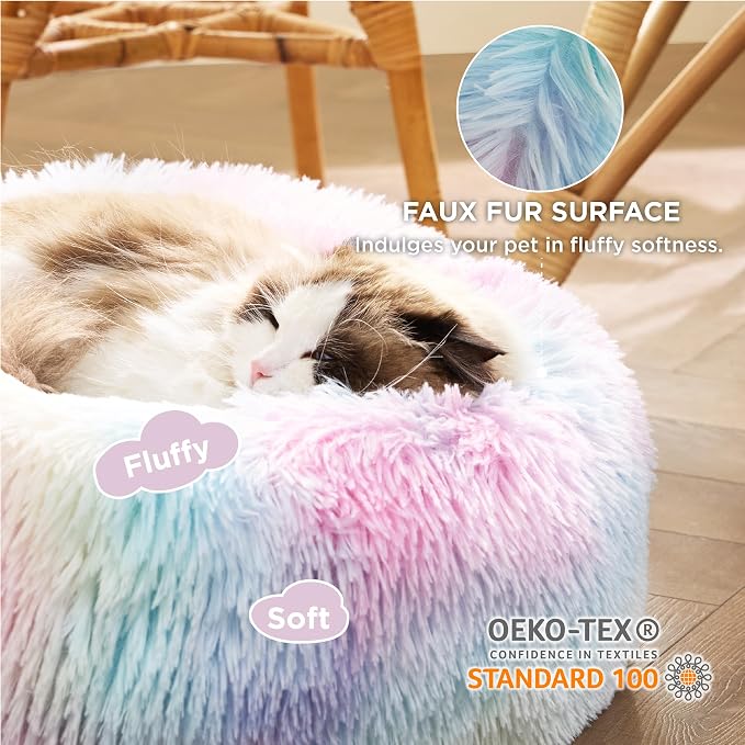 Bedsure Calming Cat Beds for Indoor Cats - Image 2